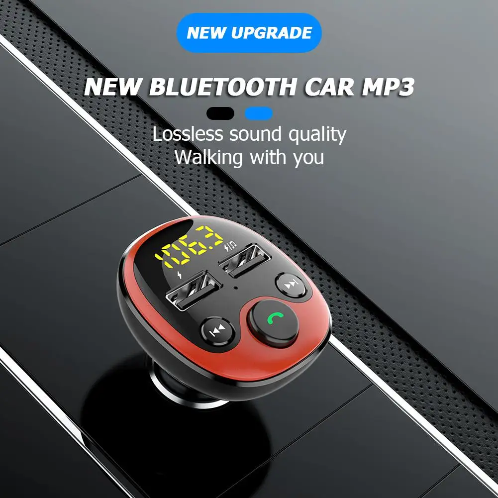 Bluetooth-модулятор Автомобильный с поддержкой Bluetooth и 2 USB-портами - купить по