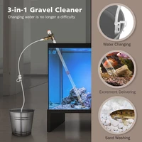 aquarium gravel cleaner quick water changing fish tank sand cleaner kit for absorb dirt change water wash sand toer889