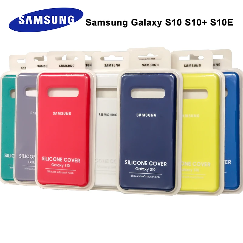 Чехол для Samsung Galaxy S10 Plus S10e шелковистый силиконовый чехол мягкая на ощупь защитная