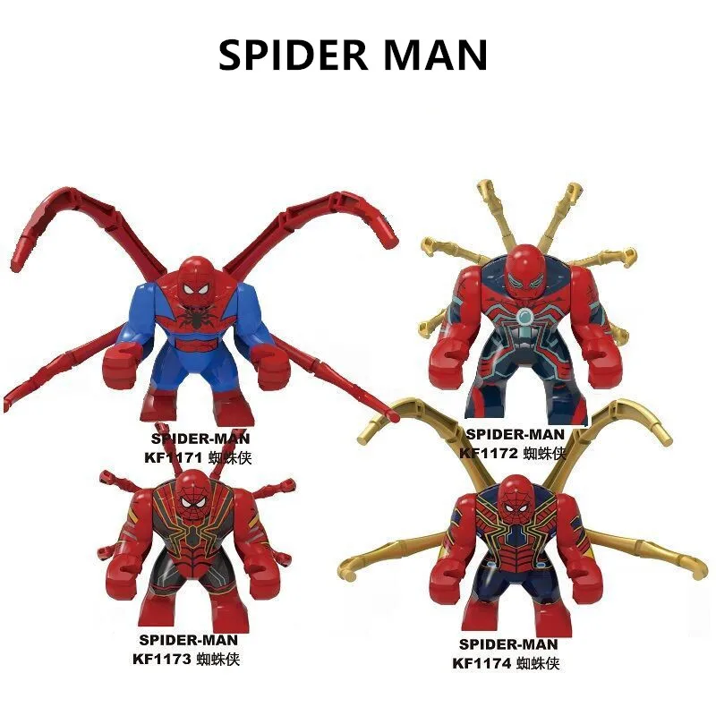 

Marvel Assembled Children's Toys Spider Man Avengers Movie Educational Toys Decoration Building Blocks Birthday Gift