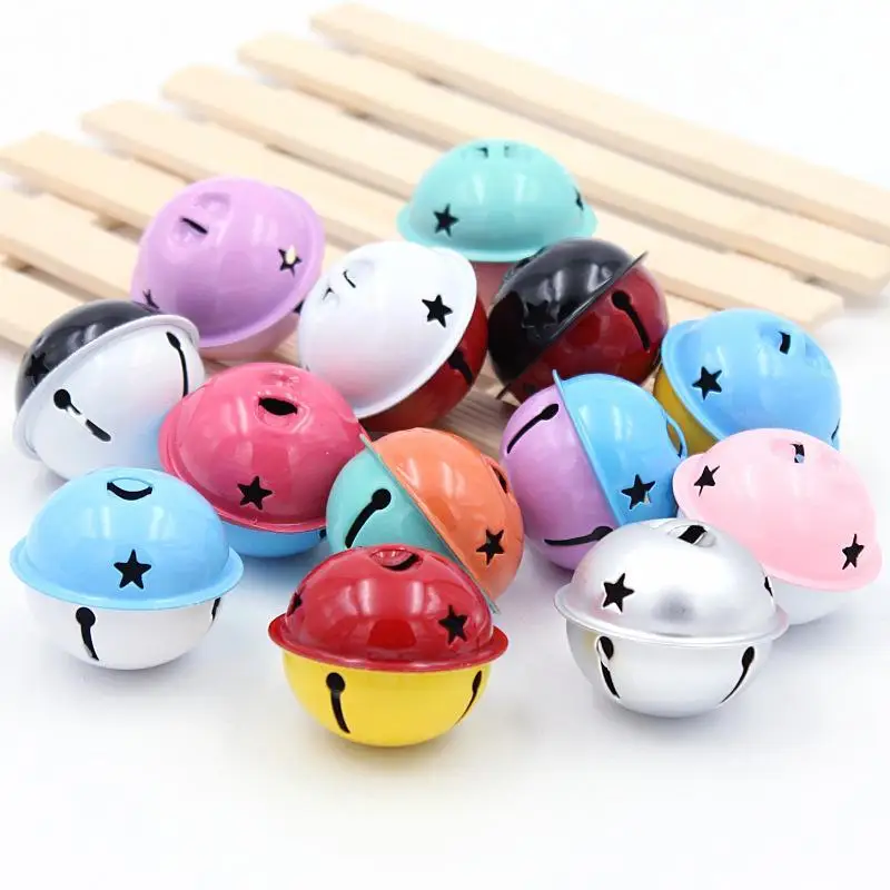 10 шт. металлические бусины колокольчики подвески для рождественских украшений