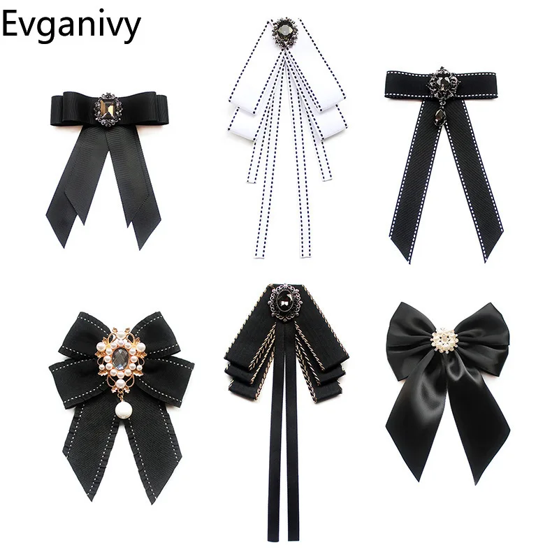 Бусинками с украшением в виде кристаллов бантом и жемчужинами для детей галстук