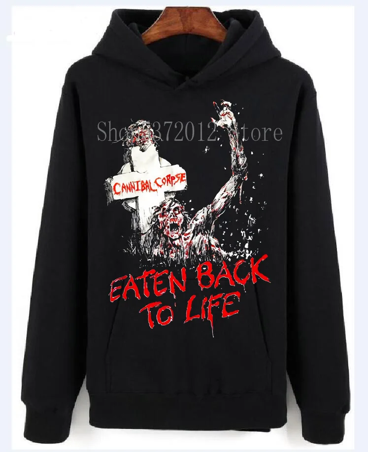 Cannibal Corpse ethed Back To Life V2 Black Death Metal Размеры S 2XL толстовки с длинными рукавами свитер