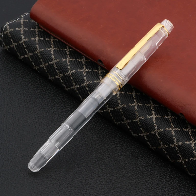 Офисный пластиковый модный подарок героя Золотая прозрачная цветная чернильная