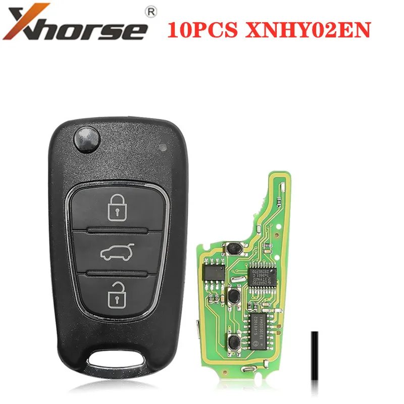 Беспроводной универсальный пульт дистанционного управления XHORSE XNHY02EN для HYUNDAI Flip