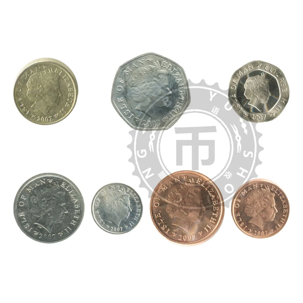 

7pcs Isle of Man coin 100% original coin Not circulating
