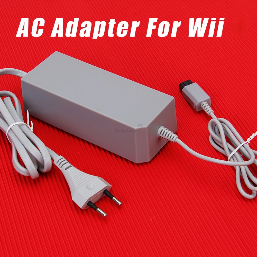 DC 12V/3.7A Power Adapter for Nintendo Wii Console Games Replace Charger Cable Accessories 100-240V EU Plug Power Adapter Supply