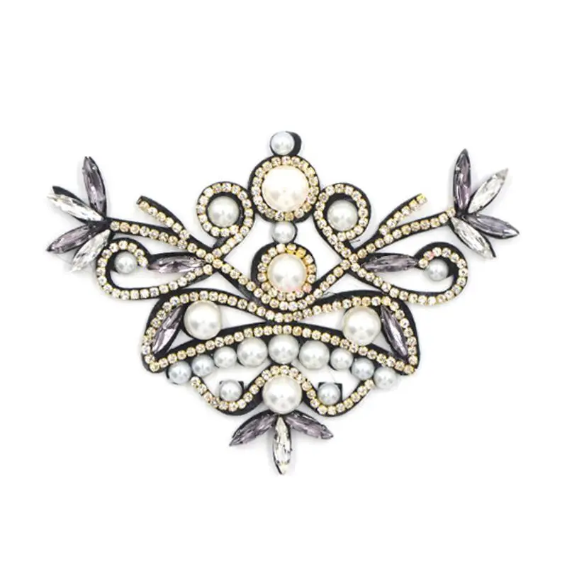 

Artificial Pearl Bridal Shoe Flower DIY Rhinestone Wedding Party Shoes Accessory