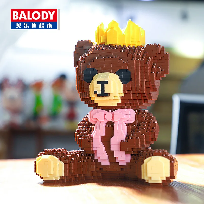 

Balody Mini Blocks Cute Dog Model Plastic Building Toy Big Size Schnauzer Figures Brinquedos for Children Present Lovely Gifts