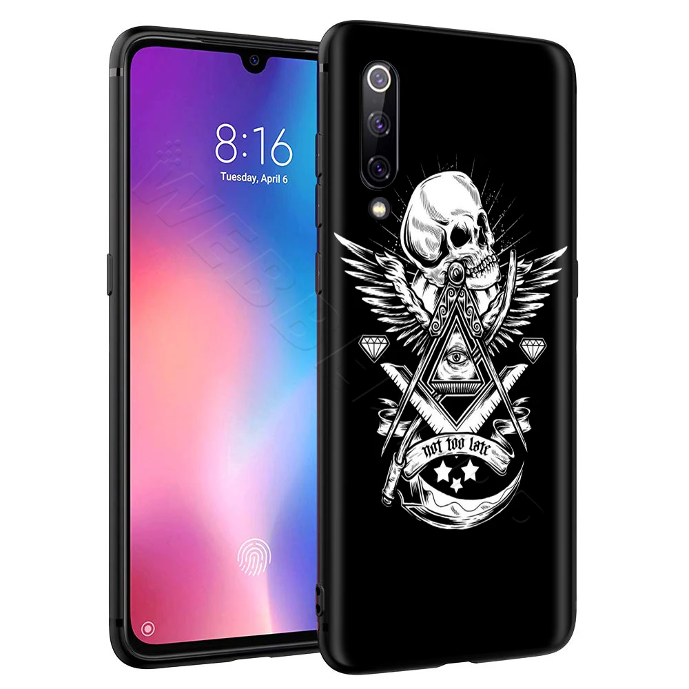 Satanic Scary Skull Case for Xiaomi Redmi Note 8 MI 3 6 9 A1 A2 A3 8A 6X 9T CC9 Lite SE Pro Max F1 10 | Мобильные телефоны и