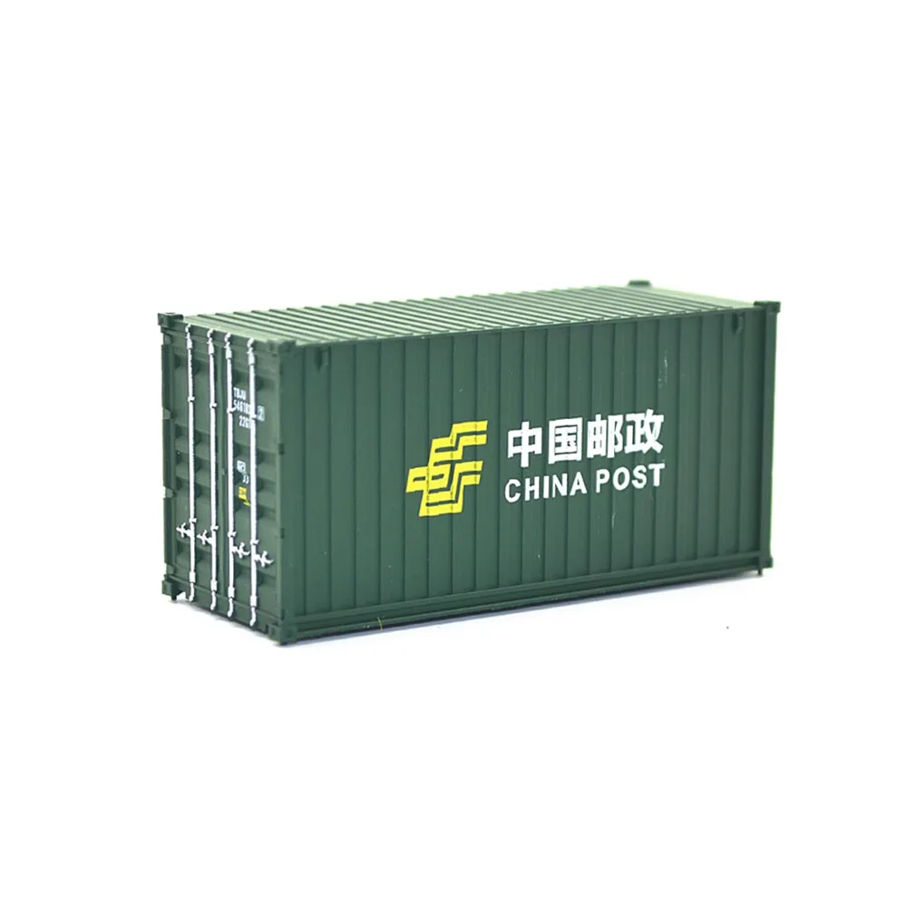 CHINA POST 1 шт. HO 1: 87 масштаб 20 футов пластиковый ящик для хранения Контейнер модель аксессуары для поезда для модели масштаб поезда - Цвет: CHINA POST