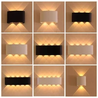 led multi head indoor outdoor waterproof wall sconce lamp house and garden lawn corridor decorative lighting external sconce
