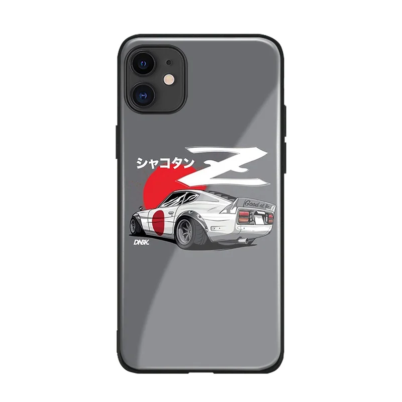 Datsun 240z Car Art Glass Soft Silicone Phone Case FOR IPhone SE 6s 7 8 Plus X XR XS 11 12 Mini Pro Max Sumsung Cover Shell images - 6