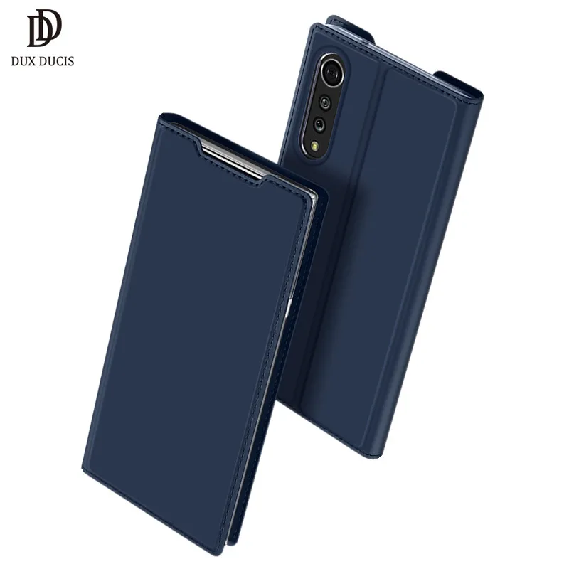 DUX DUCIS Чехол-портмоне из кожи с откидной Чехол для LG бархат 5G чехол LM-G900N LM-G900EM со