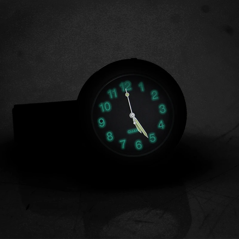 Мотоциклетные часы на руль черный циферблат для круизера чоппера Honda