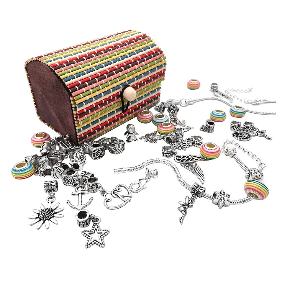 Посеребренные бусины шармы для мальчиков и девочек с Микки единорогом Подвеска