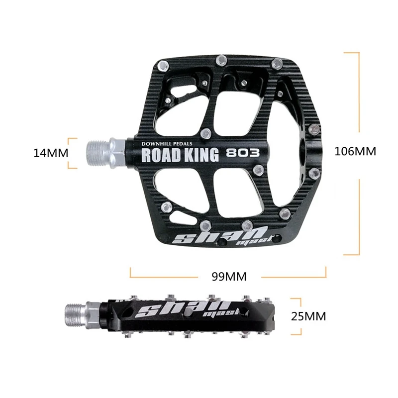 

Shanmashi Bike Pedals Lightweight CNC MTB BMX Bicycle Pedals Cycling Bearing Pedal Bike Accessories