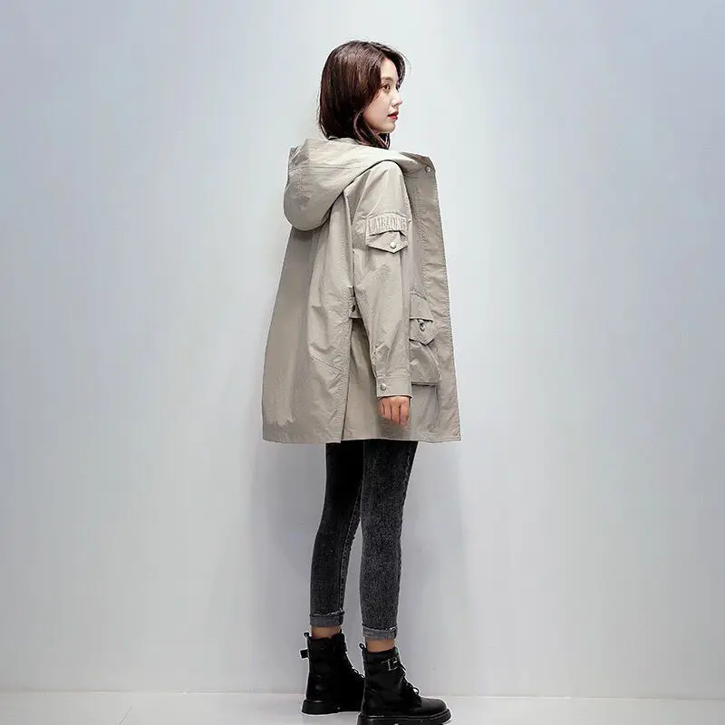 

Windbreaker Women In The British Wind 2021 New Korean Version Of The Relaxed Casual Popular Coat Spring And Autumn Coat