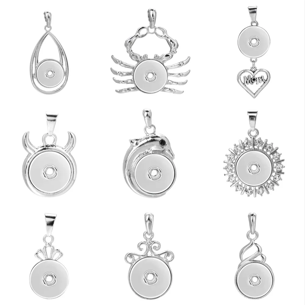 Женское богемное ожерелье с застежкой кнопкой 18 мм|18mm snap necklaces|snap pendants 18mmsnap button |