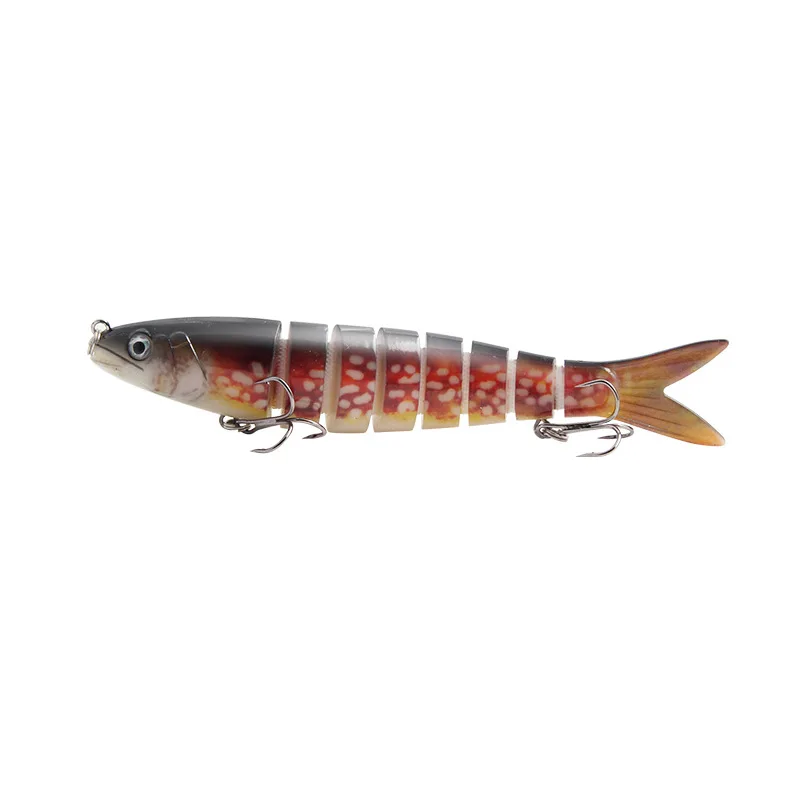 

Luya bait Mino 13.5cm/19.5g multi-segment eight-section fish hard bait articulated fish fake bait sea fishing freshwater
