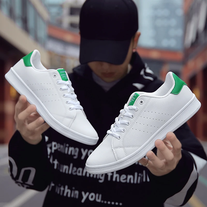 

Классические мужские кроссовки, брендовые дизайнерские кеды, на шнуровке, теннисная Уличная обувь для ходьбы и тенниса, белые, 2021