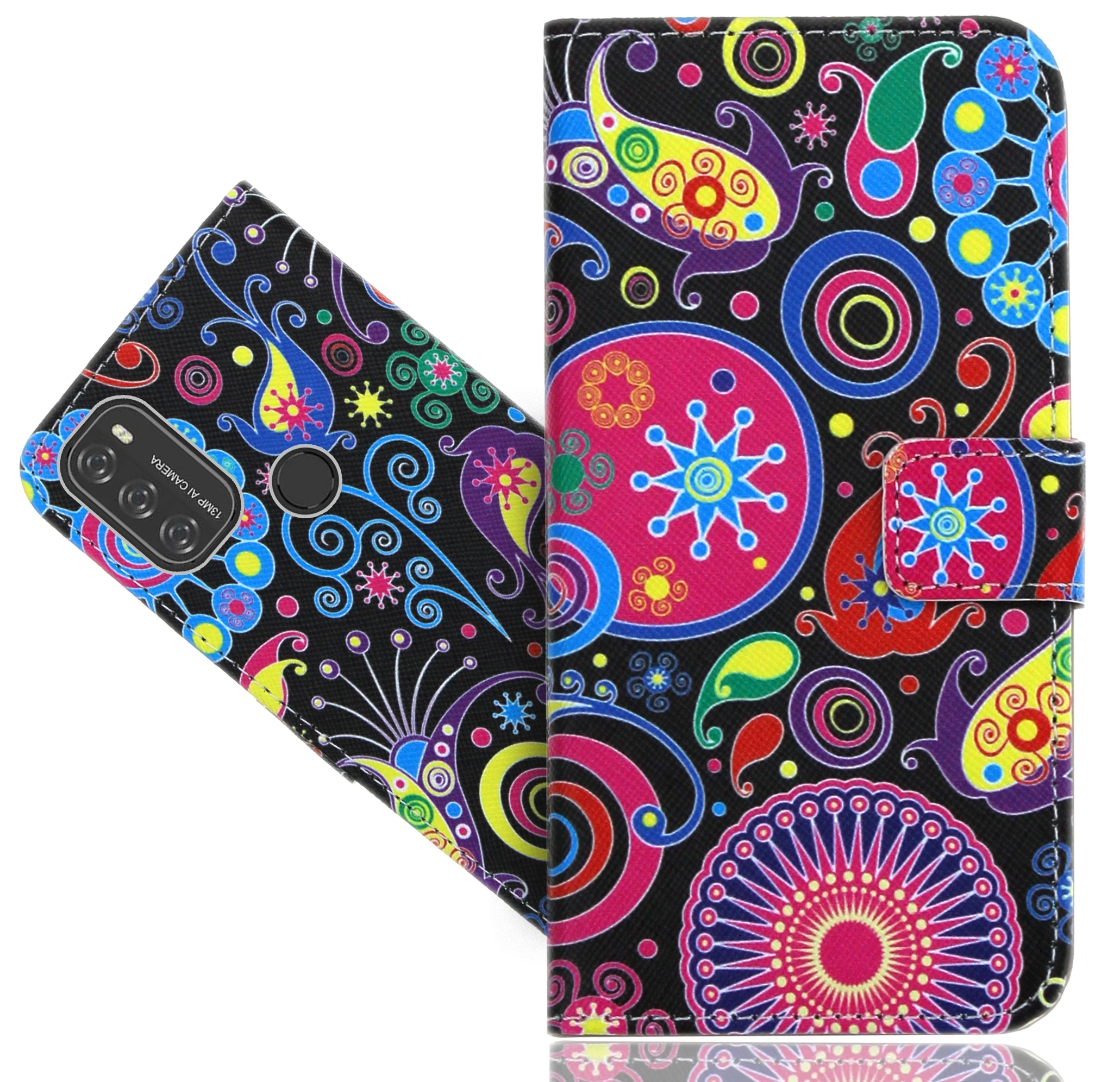 Чехол-бумажник с рисунком кожаный чехол кармашком для карт Wiko View 2 3 4 5 Plus Pro Go Upulse U