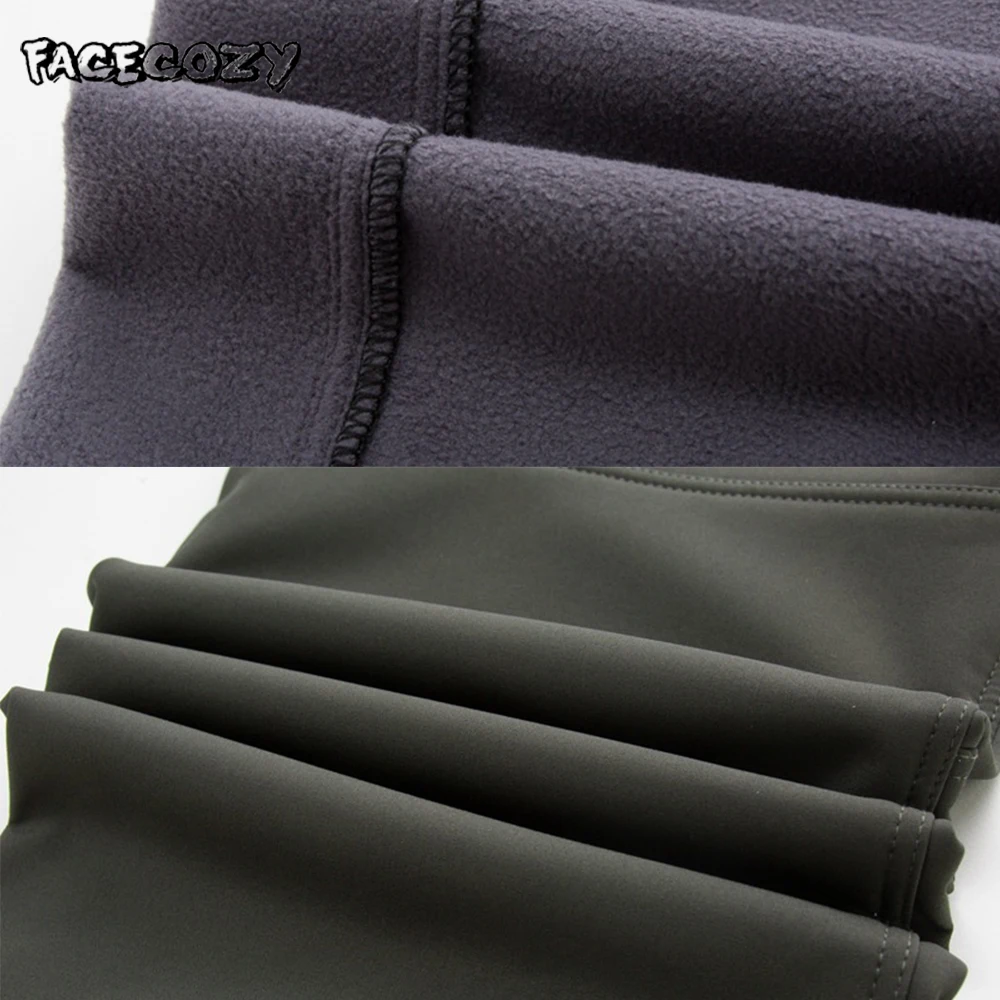 Штаны для рыбалки Facecozy Softshell мужские зимние походные водонепроницаемые штаны