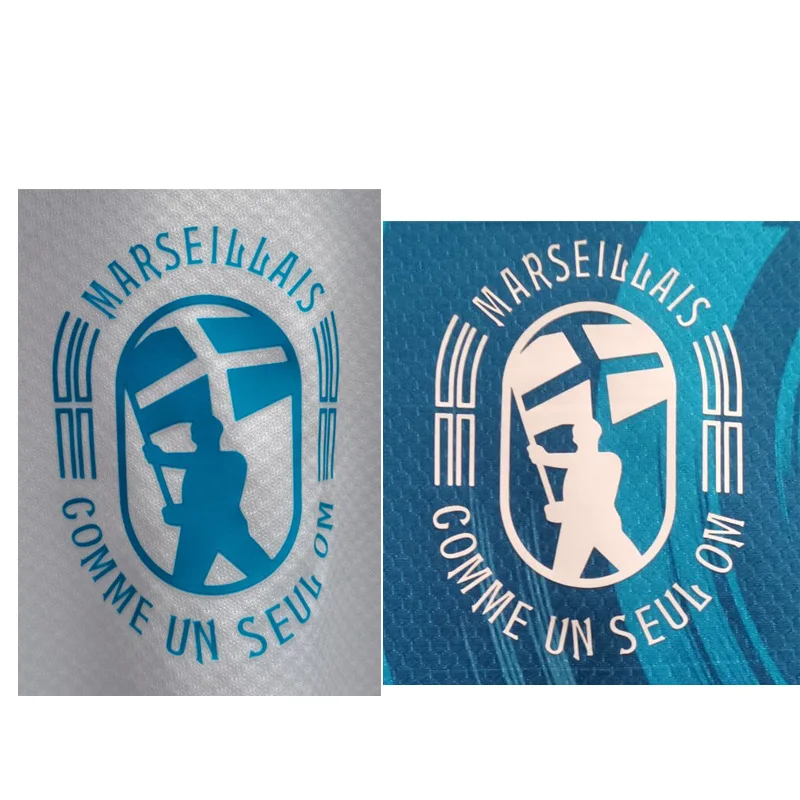 2021 Марсель OM патч футбольные логотипы термотрансферные значки