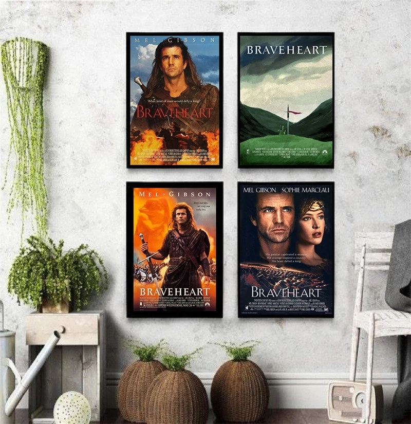 Braveheart Классический Кино искусство холст плакат простота Декор для дома