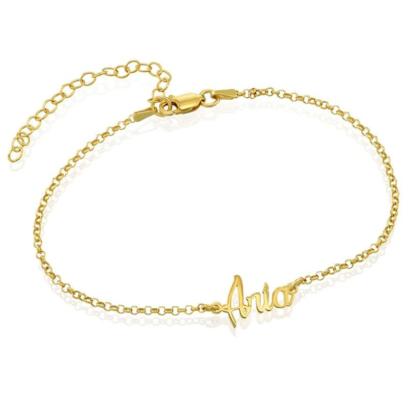 Personalized Name Anklet Custom Foot Bracelets For Women Stainless Steel Leg Chain Female Anklets Jewelry Dropshipping | Украшения и