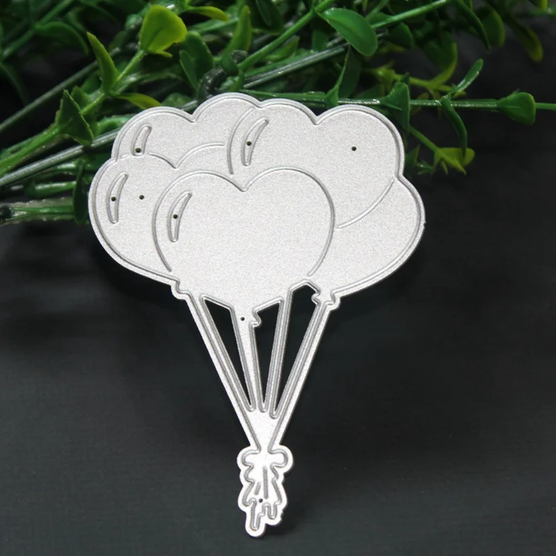 

Knife Mold Birthday balloon Frame Craft Metal Steel Cutting Dies Scrapbooking DIY Paper Album Card Embossing Dies