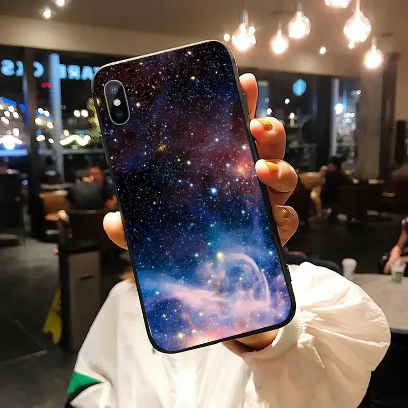 

Star Moon Space pattern high quality Phone Case coque for iPhone 11 12 pro XS MAX 8 7 6 6S Plus X 5S SE 2020 XR