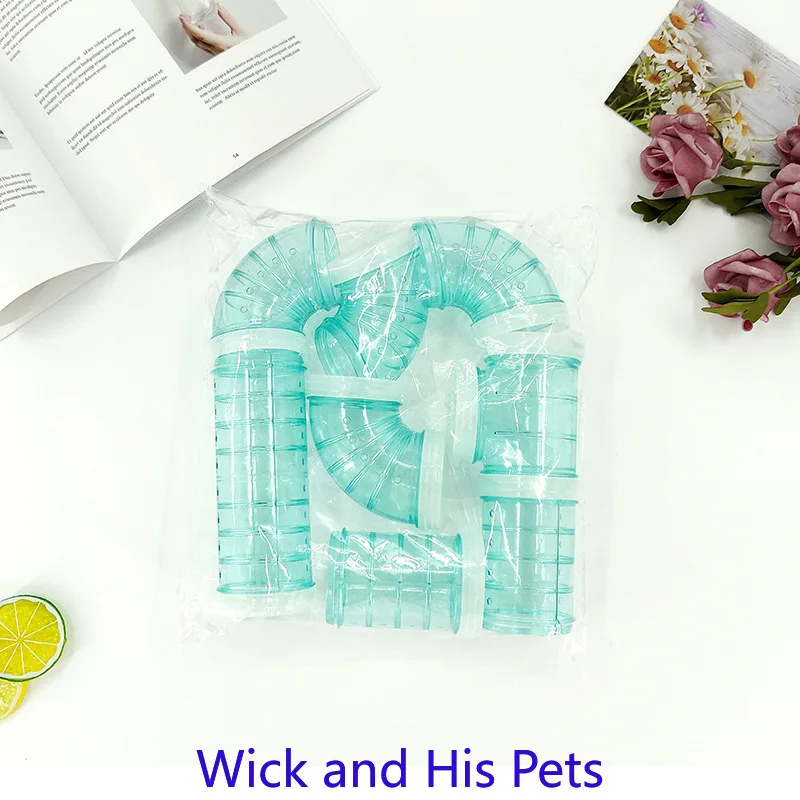 Пластиковый канал для хомяка игрушечный грызун обучающий тоннель прочный