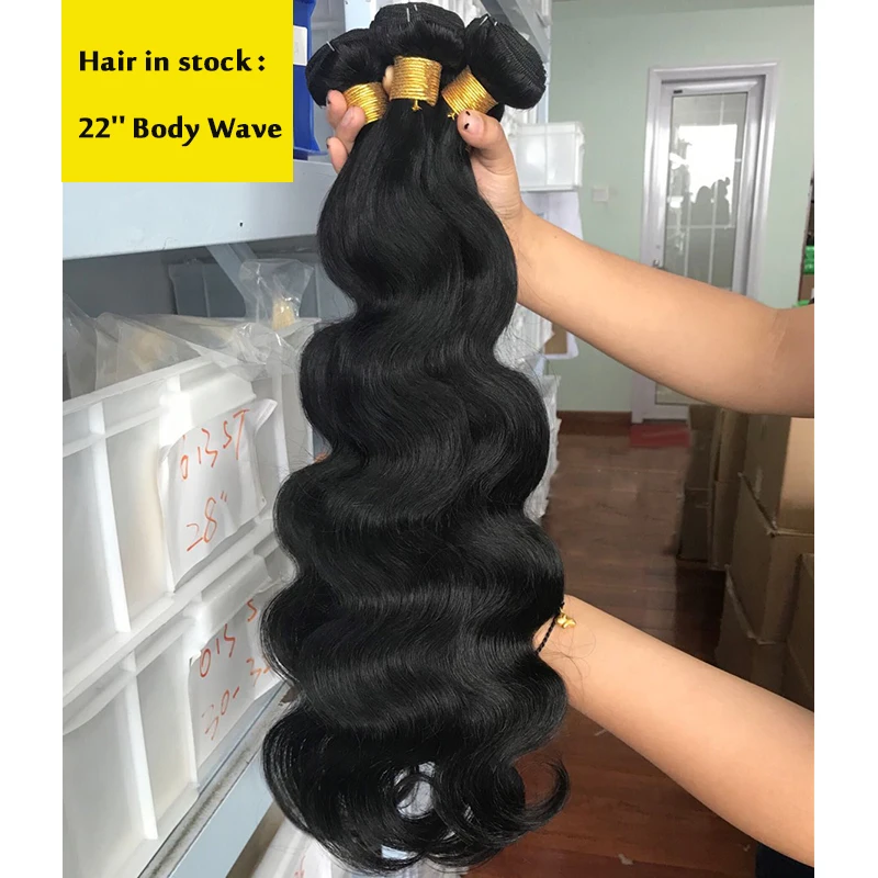 

Aliafee Hair 13x4 Lace Frontal Closure With Bundles Deal Brazilian Body Wave 100%Human Hair With Closure Non-Remy Hair Extension