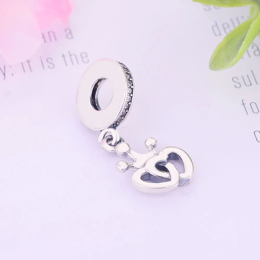 Оптовая цена 2020 осенний стиль подвеска в виде короны сердца из стерлингового