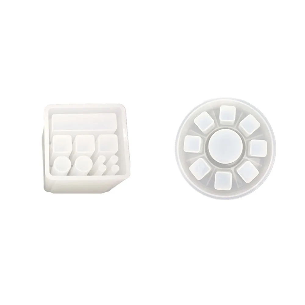 Кристаллическая эпоксидная форма цветная коробка для хранения губной помады