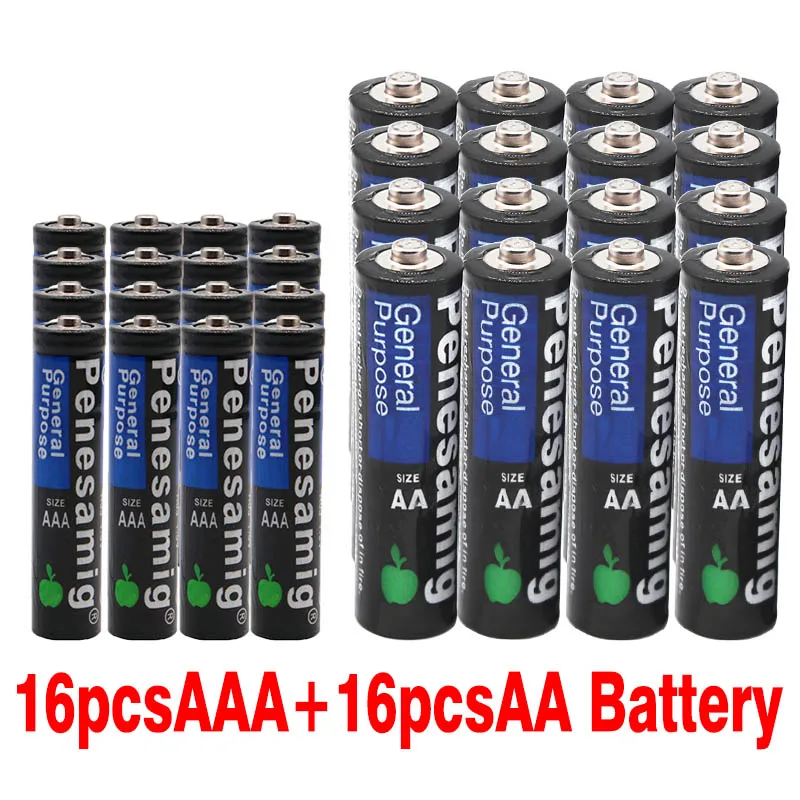 AA 20 шт. + AAA PCS 100% Новый 1 5 V Батарея 3a щелочной марганцево-Цинковый LR03 SUM4 и v aa 2a