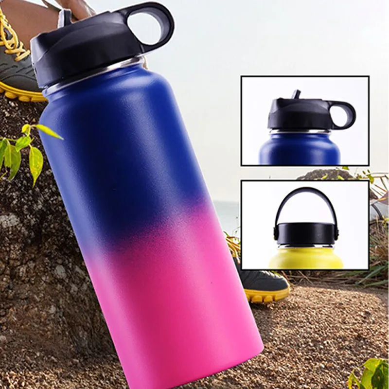 32 унции/40 унций гидро вакуумной изоляцией Колба нержавеющая сталь бутылка для