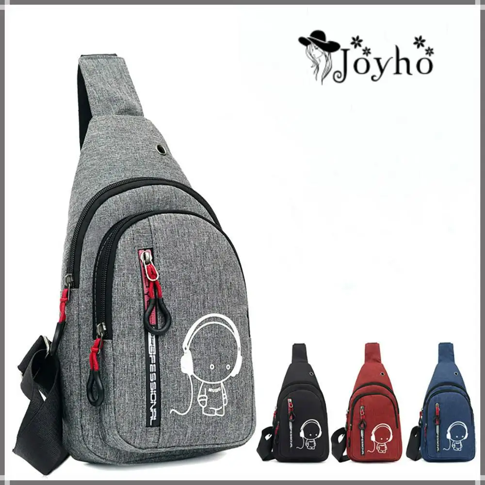 Светящаяся оксфордская Женская Мужская нагрудная сумка маленькая дикая через