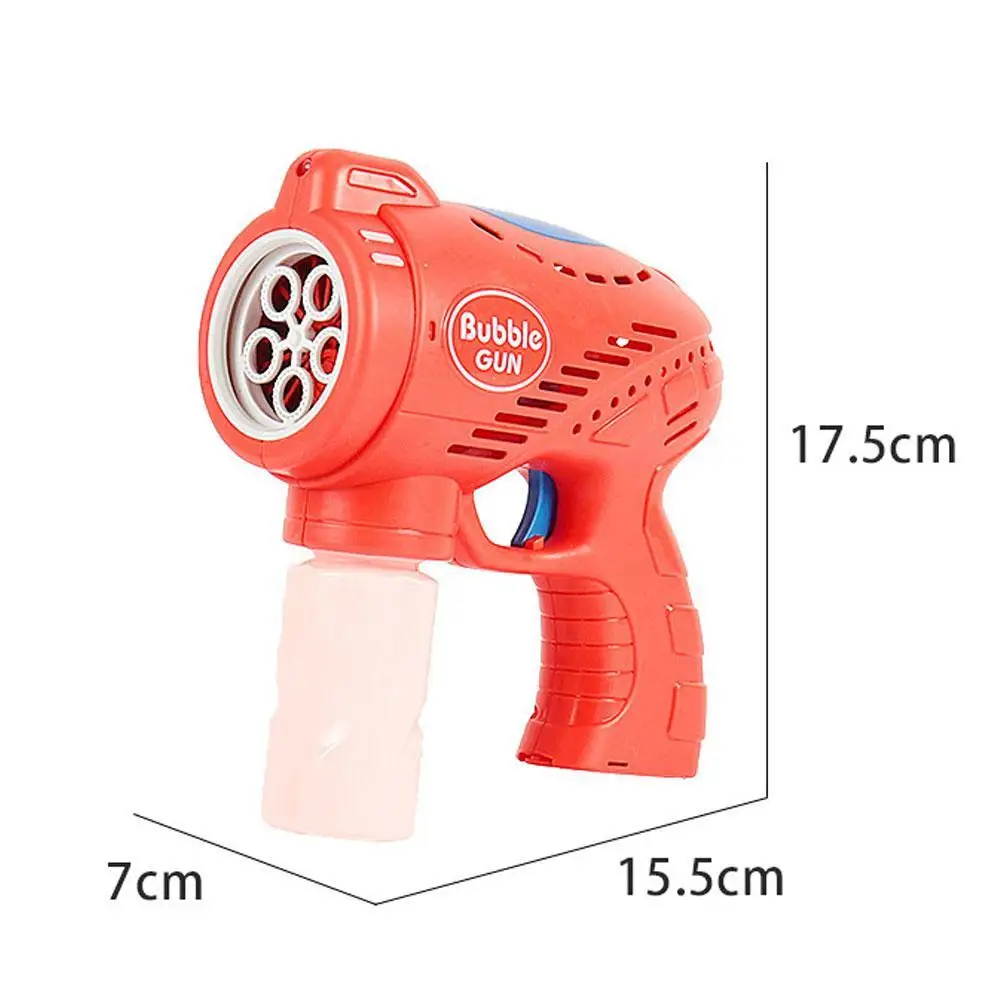 

Gatling Automatic Electric Bubble Machine Bubble Gun Toy For Kids Outdoor Blower Summer P2R2
