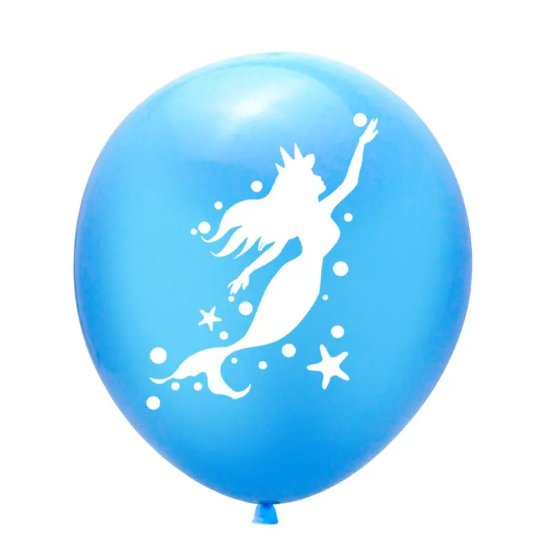 

10Pcs Birthday Mermaid Party Latex Balloon Baby Shower Wedding Decorations Girl Boy Birthday Party Supplies