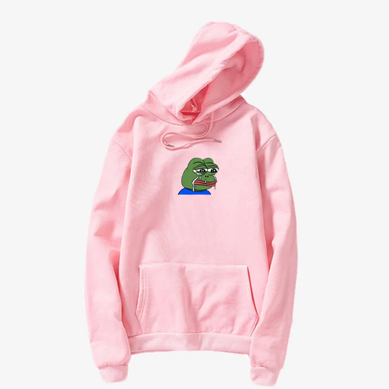 hoody 5 Толстовка с капюшоном в виде лягушки Харадзюку, розовая фиолетовая Толстовка с принтом, модная толстовка с капюшоном, женская модная одежда - Цвет: hoody 5