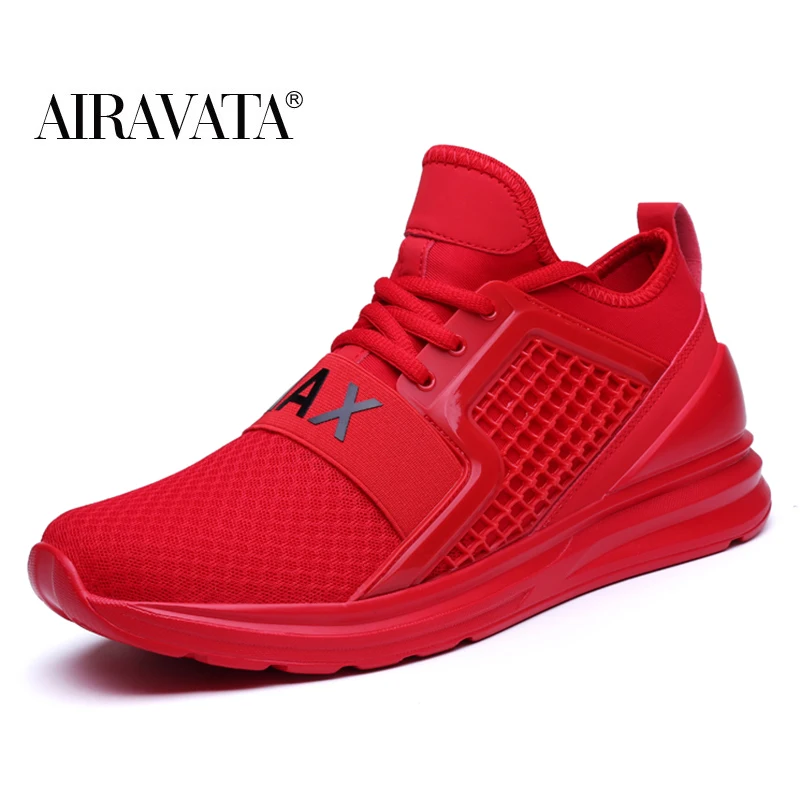 

Airavata Men's Summer Sneakers Shoes Sports Lace Up Mesh Non-Slip Casual Outdoor Light Weightrunning Footware Tenis Jogging Sho