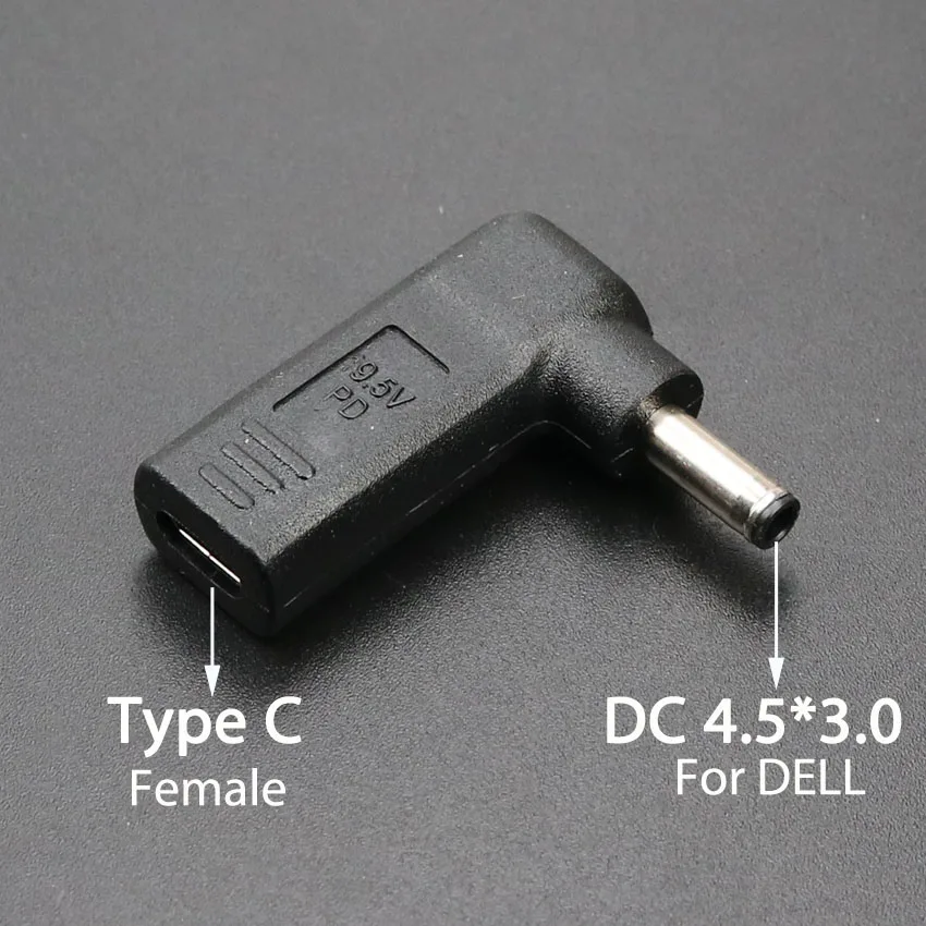 ChengHaoRan Laptop Power Adapter Connector DC Plug USB Type C Female to Male Jack Converter for HP Dell Lenovo Asus Notebook | Компьютеры