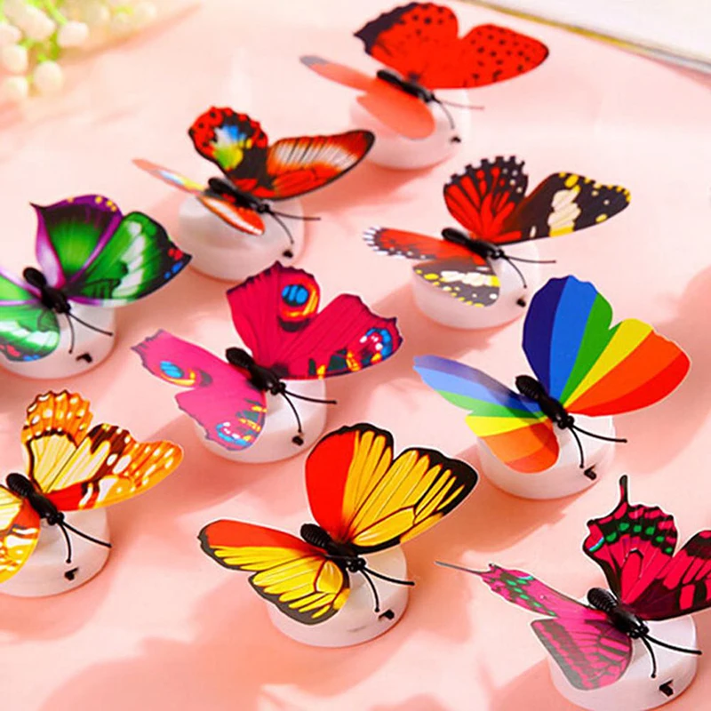 

12Pcs 3D Wall Sticker Beautiful Butterfly Fridge Magnet for Home Decoration