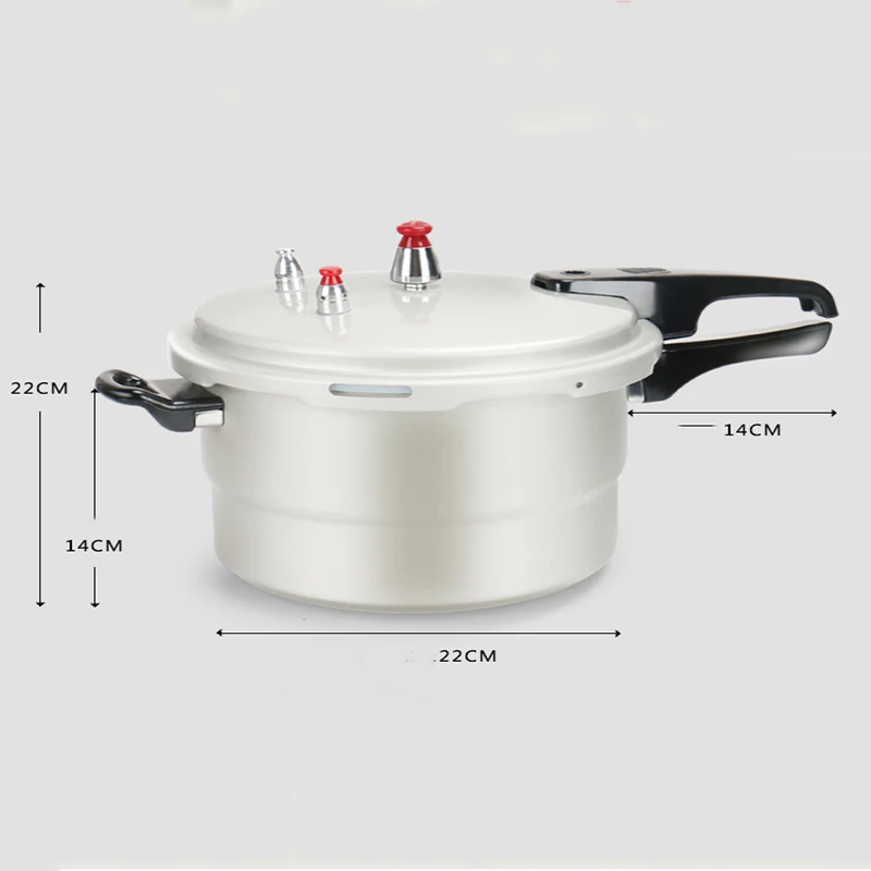 구매 무료 배송 22cm 5L 압력 밥솥 홈 주방 도구 음식 수프 요리 도구 야외 유도 밥솥 밥솥 쿠커