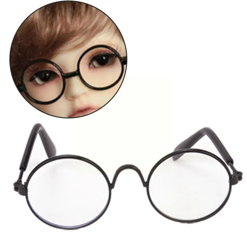 

Hot Sale Toy Cool Sunglasses Prop Mix-color Fashion Round Frame Retro Cool Glasses For 18 Inches Access U5i7
