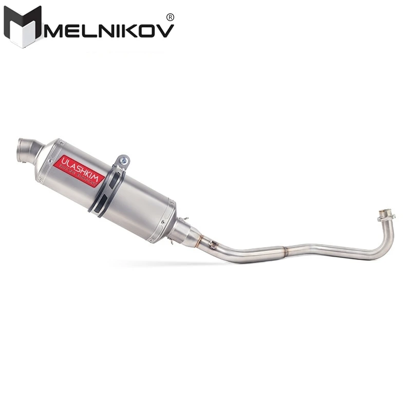

M3 Motorcycle Exhaust Full System Middle Pipe Muffler Slip On For Honda M3 MSX 125 MSX125 SF 2013 To 2020 Exhaust