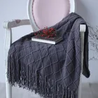 Вязаное зимнее теплое откидное кресло Divan одеяло скамейка кресло домашний текстиль