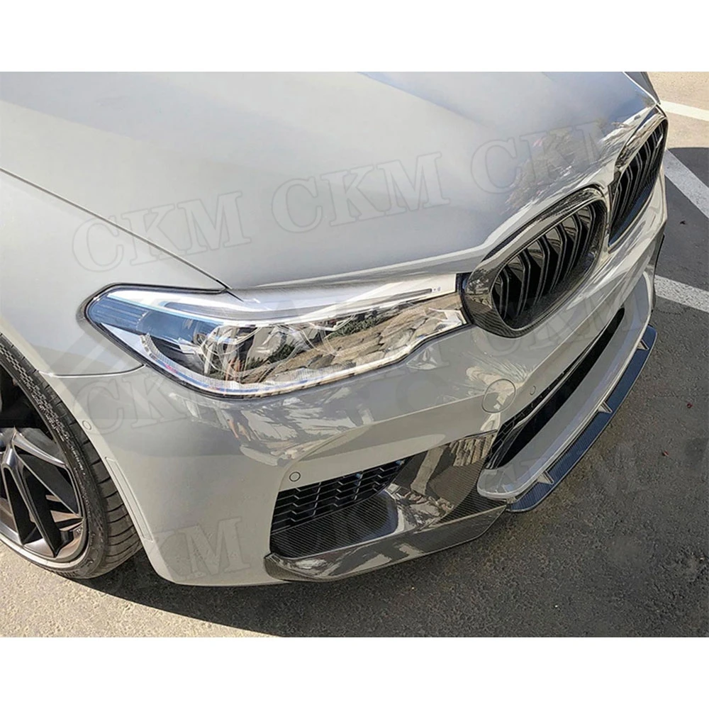 Сухой спойлер для переднего бампера из углеродного волокна BMW 5 серии F90 M5 2018 2019